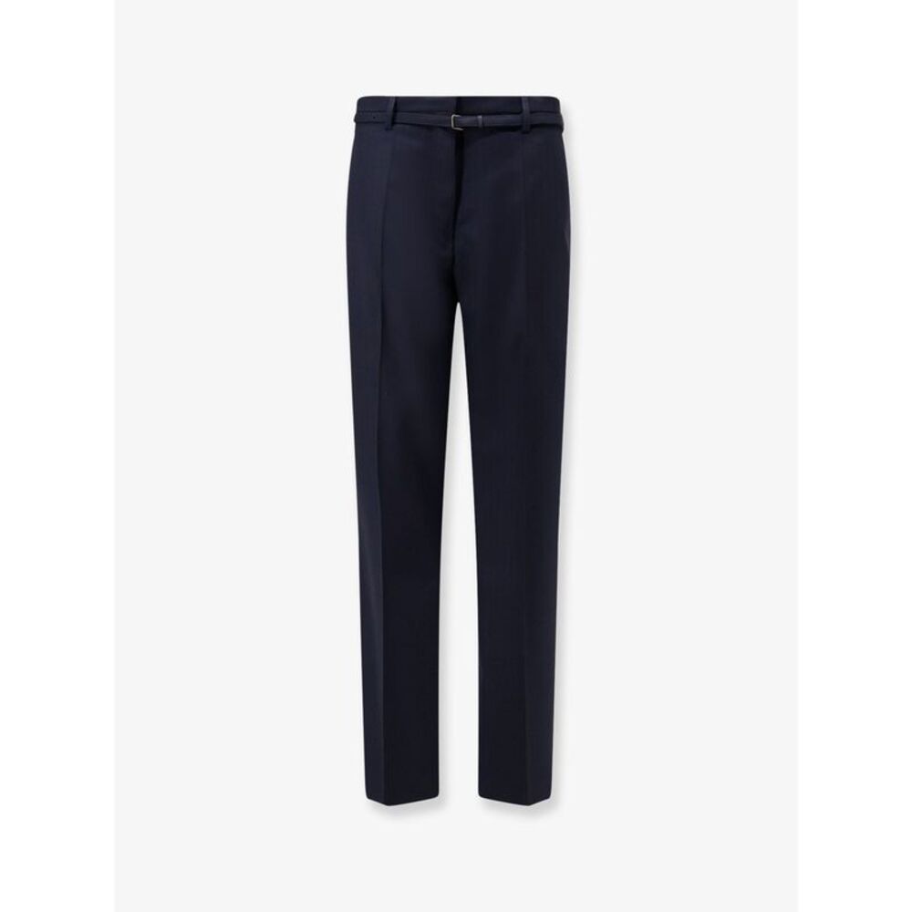 Dries Van Noten Women Presta Wool Trousers With Belt